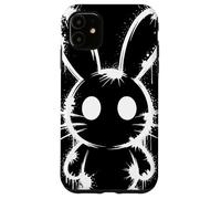 Spray Paint Bunny Silhouette Graffiti Urban Art Animal Carcasa para iPhone 11