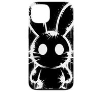 Spray Paint Bunny Silhouette Graffiti Urban Art Animal Carcasa para iPhone 13