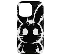 Spray Paint Bunny Silhouette Graffiti Urban Art Animal Carcasa para iPhone 13 Pro