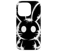 Spray Paint Bunny Silhouette Graffiti Urban Art Animal Carcasa para iPhone 14 Pro
