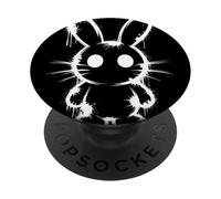 Spray Paint Bunny Silhouette Graffiti Urban Art Animal PopSockets PopGrip Adhesivo