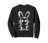 Spray Paint Bunny Silhouette Graffiti Urban Art Animal Sudadera