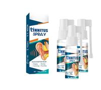 Spray Para Aliviar Tinnitus，Retire La Incomodidad Esencia Limpiadora Los Oídos，alivio del tinnitus y zumbido de oídos,Tinnitus Spray para Oído 3PC