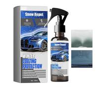 Spray para derretir hielo para coche, líquido transparente de fusión rápida, 200 ml, spray de fusión de nieve para ventana de coche, para vehículos, camiones, SUV, conducción, camping al aire libre