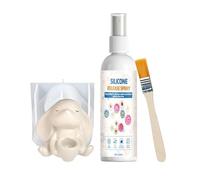 Spray para desmoldar moldes de resina: agente de liberación rápida de 100 ml, revestimiento protector transparente para moldes de silicona, acrílico y epoxi, ligero y fácil de aplicar | Elaboración