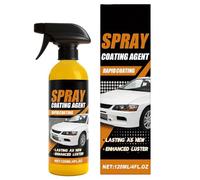 Spray para detalles automotrices - Quitamanchas de superficies, Agente limpiador de cristales para botellas de 20 cm, capa protectora altamente brillante de larga duración, goma laca de mantenimiento