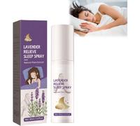 Spray para dormir de lavanda, aroma calmante y relajante, mejora la calidad del sueño y aumenta el tiempo de sueño profundo, para un mejor descanso y un sueño tranquilo.