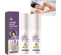 Spray para dormir de lavanda, aroma calmante y relajante, mejora la calidad del sueño y aumenta el tiempo de sueño profundo, para un mejor descanso y un sueño tranquilo.