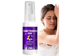 Spray para dormir, spray de almohada de lavanda natural, mezcla de aceite calmante ES, fórmula relajante para ayudar al sueño, dispensador de niebla fina, 30 ml para estrés profundo, rutina nocturna