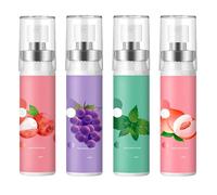 Spray para el aliento para el mal aliento, spray de aliento fresco, aliento fresco, mal aliento, spray para el aliento bucal, refrescante aliento para la higiene bucal, 4 unidades