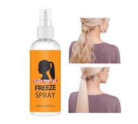 Spray para el cabello, 100 ml, spray texturizante para cola de caballo, pulverizador hidratante para coleta, para cabello seco y fino, rizado, dañado, adelgazante, hogar, viajes, uso diario, mujeres