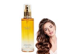 Spray para el cabello para mujeres, 80 ml, tratamiento en aerosol transparente para cabello seco, spray de cuidado para fortalecimiento perfumado como dejar para peinados, uso diario, viajes