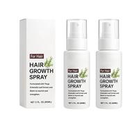 Spray para el Crecimiento Capilar con Aceite de Romero, Sérum Natural para el Engrosamiento del Cabello para Cabello Seco y Dañado, Fortalece las Raíces, Previene la Caída (2pcs)