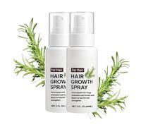 Spray para el crecimiento del cabello con aceite de romero, sérum capilar para cabello seco y dañado, nutre en profundidad el cabello dañado, reduce el encrespamiento y fortalece las raíces (2 pcs)