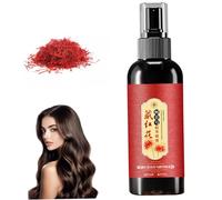 Spray para el crecimiento del cabello Fortalece y restaura la salud del cuero cabelludo Spray para ennegrecer el cabello con azafrán Esencias de hierbas orgánicas Laca para para hombr
