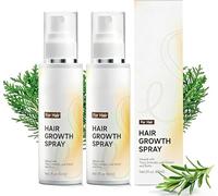 Spray para el crecimiento del cabello, sérum natural para dar grosor al cabello, fórmula no grasa que previene el afinamiento y la caída, hidratación y textura sedosa, estimula el crecimiento