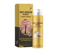 Spray para el cuidado de pies, espray desodorizante para suelas, niebla antisudor, con control de olores y frescura, reparación de nutrición del talón, 2.5 x 2.5 x 10.2 cm, para talones agrietados