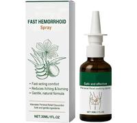 Spray para hemorroides, spray calmante Perianal Reilef, alivia el malestar perianal, fórmula natural. Spray para hemorroides. Ingredientes genéricos. Apto para todos. (1pc)