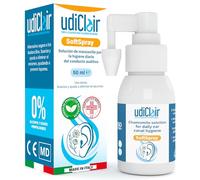 Spray para Higiene del Oído UdiClair SoftSpray 50ml - Previene la Formación de Tapones de Cera - Limpieza de Oídos y Eliminación de Cerumen - Solución Isotónica para Adultos y Niños Made in Italy