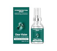 Spray para ojos secos, niebla nutritiva suave, botella de 30 ml con bomba de precisión, agua purificada estéril, alivio calmante no graso, para profesionales ocupados, pantalla de computadora de
