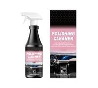 Spray para pulir interiores de automóviles | Restaurador de molduras de automóvil no pegajoso de secado rápido de 237 ml | Manija de la puerta del tablero, niebla de restauración del asiento para sedá