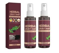 Spray para revertir las canas, 100 ml de spray capilar Herbal Essence, acondicionador colorante para 4 semanas con resultados graduales