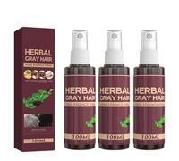 Spray para revertir las canas, 100 ml de spray capilar Herbal Essence, acondicionador colorante para 4 semanas con resultados graduales