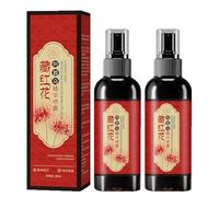 Spray per capelli allo zafferano, spray per capelli allo zafferano, spray naturale per capelli grigi e neri, secchezza e crespo, lascia i capelli lucidi e brillanti, per tutti i tipi di capelli (2pcs)