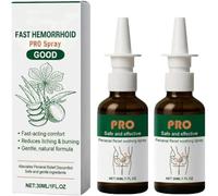 Spray Pro para Hemorroides Rápido, Spray Calmante de Fórmula Natural, Tratamiento Anal Herbal para Hemorroides, para Mujeres y Hombres