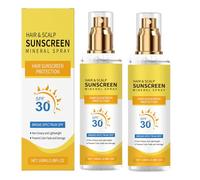 Spray Protector Solar Cuerocabelludo | 2 Piezas SPF30 Protector Solar Pelo | Spray Protect Solare Cabello | Protect Solare para Capilar Que Previenen Decoloración Y Sequedad para Playa y Exteriores