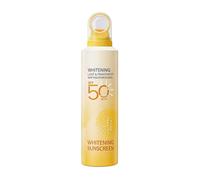 Spray Protector Solar Iluminador SPF50+ P Bruma Refrescante Ligera Secado Rápido No Graso Rostro Cuerpo Protección(1pieces)