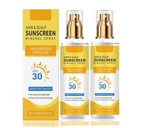 Spray protector solar para el cuero cabelludo y el cabello, previene la decoloración y la sequedad del cabello, protector solar para el cabello y el cuero cabelludo (2pcs)