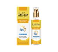 Spray protector solar SPF 30, protección solar premium, protección UV no grasa para cabello y cuero cabelludo, protección solar para el cuero cabelludo, mantiene la vitalidad y la humedad del cabello