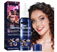 Spray purpurina, 60ml Spray De Brillo, Spray De Purpurina, Spray Purpurina Cuerpo y Pelo, Glitter bar glitter maquillaje, para Halloween, Fiestas, Navidad, Cumpleaños, Mascaradas