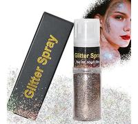 Spray Purpurina Cara Festival Polvos de Hadas para Glitter Maquillaje Brillos para el Pelo Fiestas Musikfestival