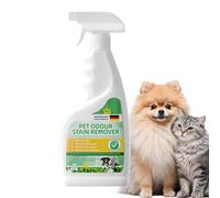 Spray Quitaolores para Mascotas - 500 ml Pulverizador Regulable de Larga Duración,Limpiador de Manchas para Perros Spray Limpiador,para Hogar Interior Exterior Salón Alfombra Moqueta Tapicería