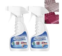 Spray refrescante de color para exteriores, refrescador de pintura para muebles, universal para vinilo descolorido, spray de cuidado para persianas de coche, refresca el color preciso, decoloración UV