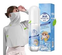 Spray Refrescante - Enfriador Corporal | Spray Corporal Refrescante | Rociador Frío Instantáneo | Cooling Vaporizador Mist | Niebla De Enfriamiento Instantánea Para Climas Cálidos Para Verano