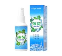 Spray refrescante facial y corporal: 50 ml de cuidado de la piel hidratante portátil de verano de larga duración | Niebla refrescante para el cuerpo | Spray frío para viajes, calmante, Spor