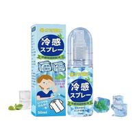 Spray Refrescante Para Climas CáLidos,Spray Refrescante InstantáNeo De Verano Con Extracto De Menta - Calma y Alivia El EstréS Solar,PortáTil y No Graso Para Actividades Al Aire Libre,50Ml (1)