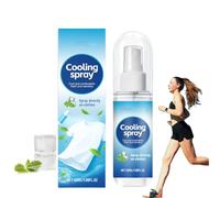 Spray Refrescante Para El Calor,Spray Refrescante De Verano Para Cara y Cuerpo,Alivio InstantáNeo Del Calor Con Extracto De Menta - Calma y Alivia Para Viajes Senderismo Deportes (1)