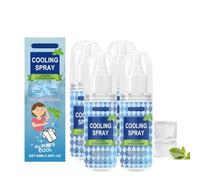 Spray Refrescante para el Calor,Spray Refrescante Instantáneo para la Piel y la Ropa,Bruma Hidratante con Extracto de Menta - Alivia el Estrés Solar,Portátil para Camping Senderismo Deportes,50ml (4)