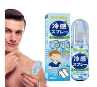 Spray Refrescante Para El Verano, 50ml Menta Helada Y Loción Corporal Refrescante, Botella Para Refrescar La Piel Rápidamente, Spray De Larga Duración Para Aliviar Los Sofocos