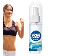 Spray refrescante | Spray refrescante hidratante | Aerosoles fríos refrescantes | Spray de refrigeración facial portátil de 50 ml/100 m para deportes al aire libre, viajes, camping | Hidratación