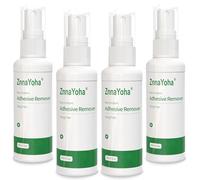 Spray removedor de adhesivo, spray adhesivo médico sin picaduras, ideal para pacientes con ostomía, eliminación de piel sensible y vendaje, bajo residuo, secado rápido, fórmula no pegajosa (4 unidades