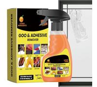 Spray removedor de calcomanías | Removedor de calcomanías de coche de 120 ml, spray multifuncional para eliminación de etiquetas para ventanas, hogar, madera, azulejos de metal, suelo, papel tapiz