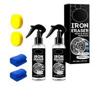 Spray Removedor de Hierro para Llantas y Pintura de Coche, Limpiador de Polvo de Frenos y Contaminación Férrica, Fórmula de Acción Rápida para Detailing y Mantenimiento Automotriz