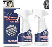 Spray removedor de óxido de metal de alta resistencia, convertidor antioxidante altamente concentrado, potente eliminador de óxido para metal, acero inoxidable y hierro (2 Pcs)