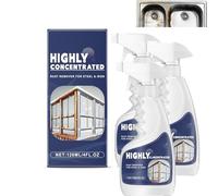 Spray Removedor De óxido For Metal,Eliminador De óXido Para Acero y Hierro,Sprays Eliminador De óXido Para Metal,Spray Removedor De óXido De Borrador De Hierro 3PC