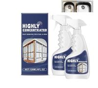Spray Removedor De óxido For Metal,Eliminador De óXido Para Acero y Hierro,Sprays Eliminador De óXido Para Metal,Spray Removedor De óXido De Borrador De Hierro 2PC